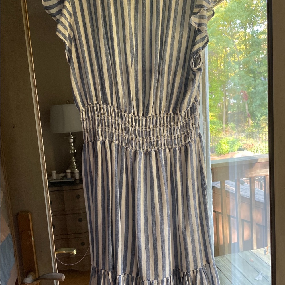 Rails long Striped summer dress